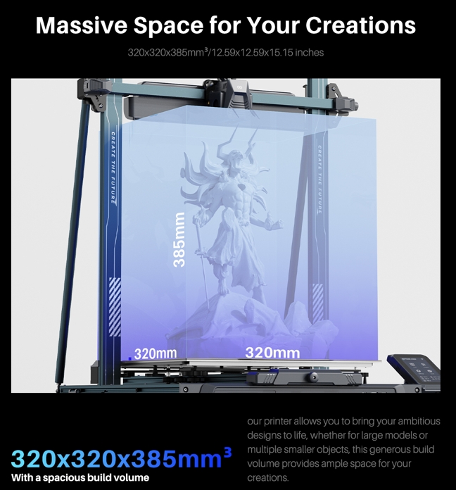 เครื่องพิมพ์ 3 มิติ (3D Printer) Elegoo Neptune 4 Plus by In2real3d