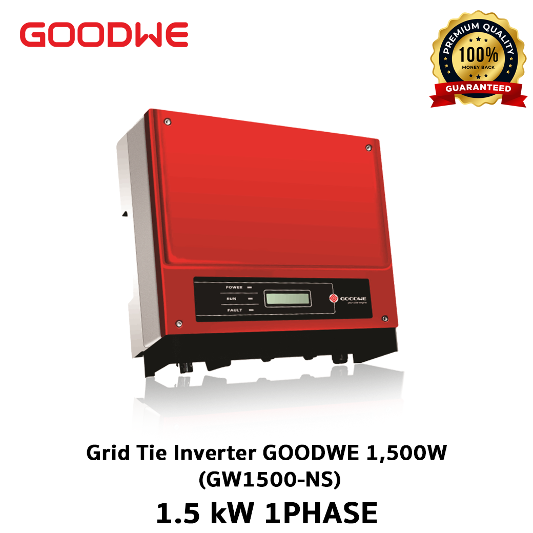 1/1 Grid Tie Inverter GOODWE 1,500W (GW1500-NS) zero export (กันย้อนการไฟฟ้า) Inverter