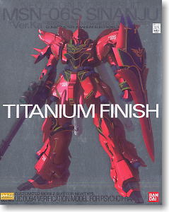 MG 1/100 MSN-06S Sinanju Ver.ka. Titanium Finish