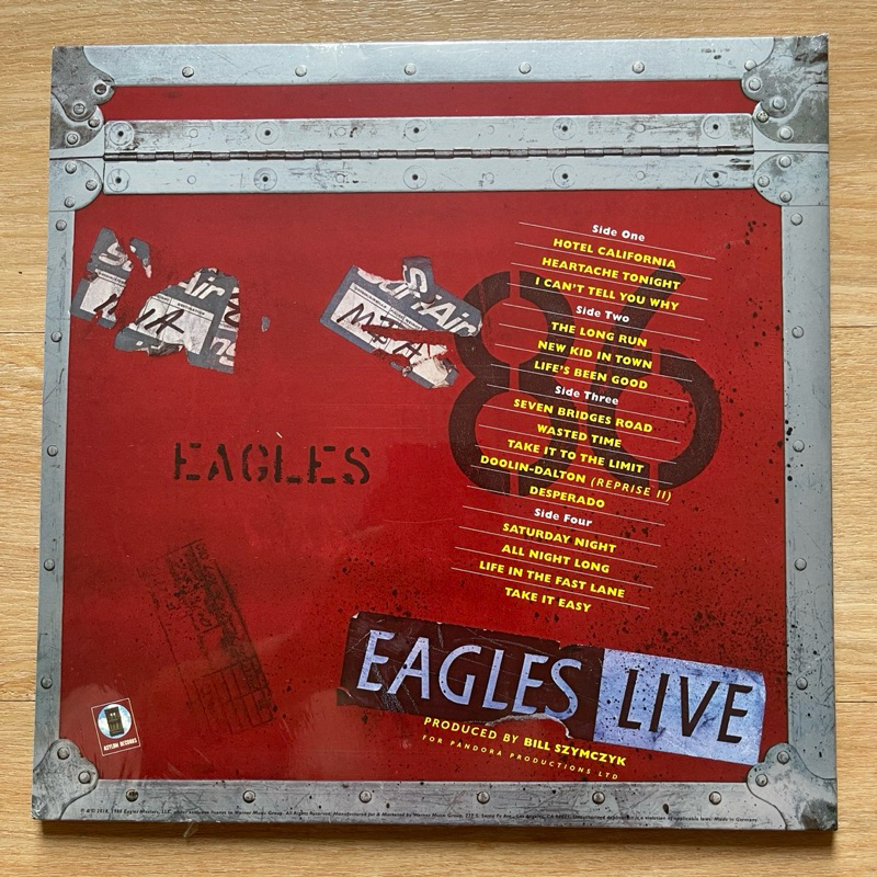 แผ่นเสียง Eagles - Eagles Live, 2 x Black Vinyl, LP, Album, Reissue, 180 Gram, Gatefold ,EU มือหนึ่ง ซีล