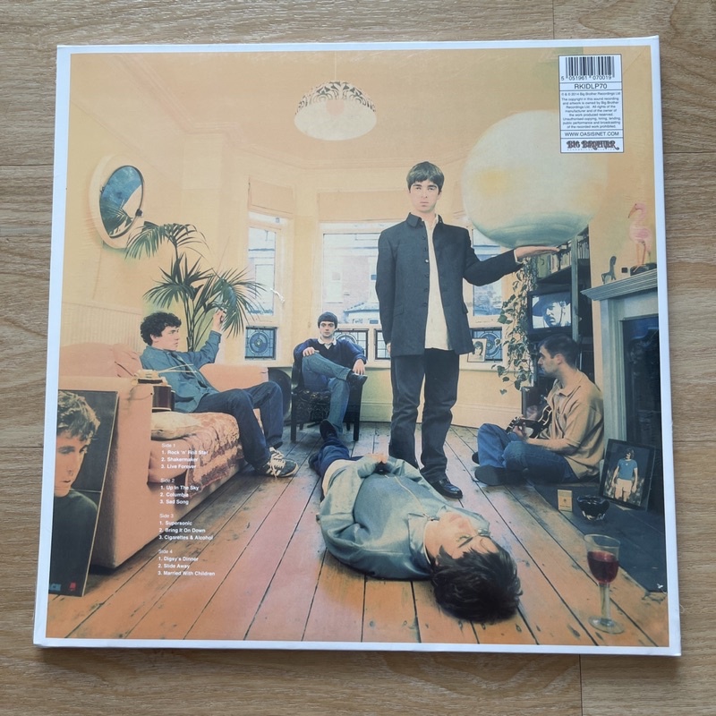 แผ่นเสียง Oasis – Definitely Maybe , 2 × Vinyl, LP, Album, Reissue, Remastered, Gatefold,มือหนึ่ง ซีล