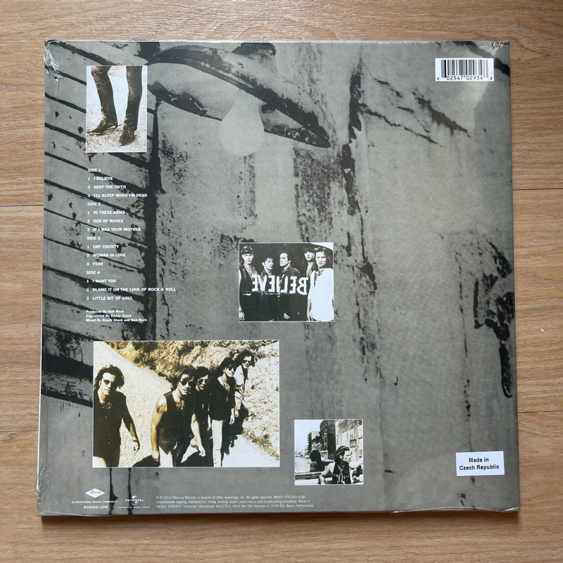 แผ่นเสียง Bon Jovi - Keep The Faith, 2 x Vinyl, LP, Album, Reissue, Stereo, 180 Gram,มือหนึ่ง ซีล