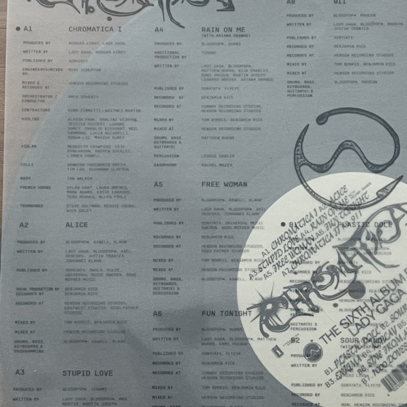 แผ่นเสียง Lady Gaga – Chromatica , LP, Album, Limited Edition, Silver แผ่นเสียงมือหนึ่ง ซีล