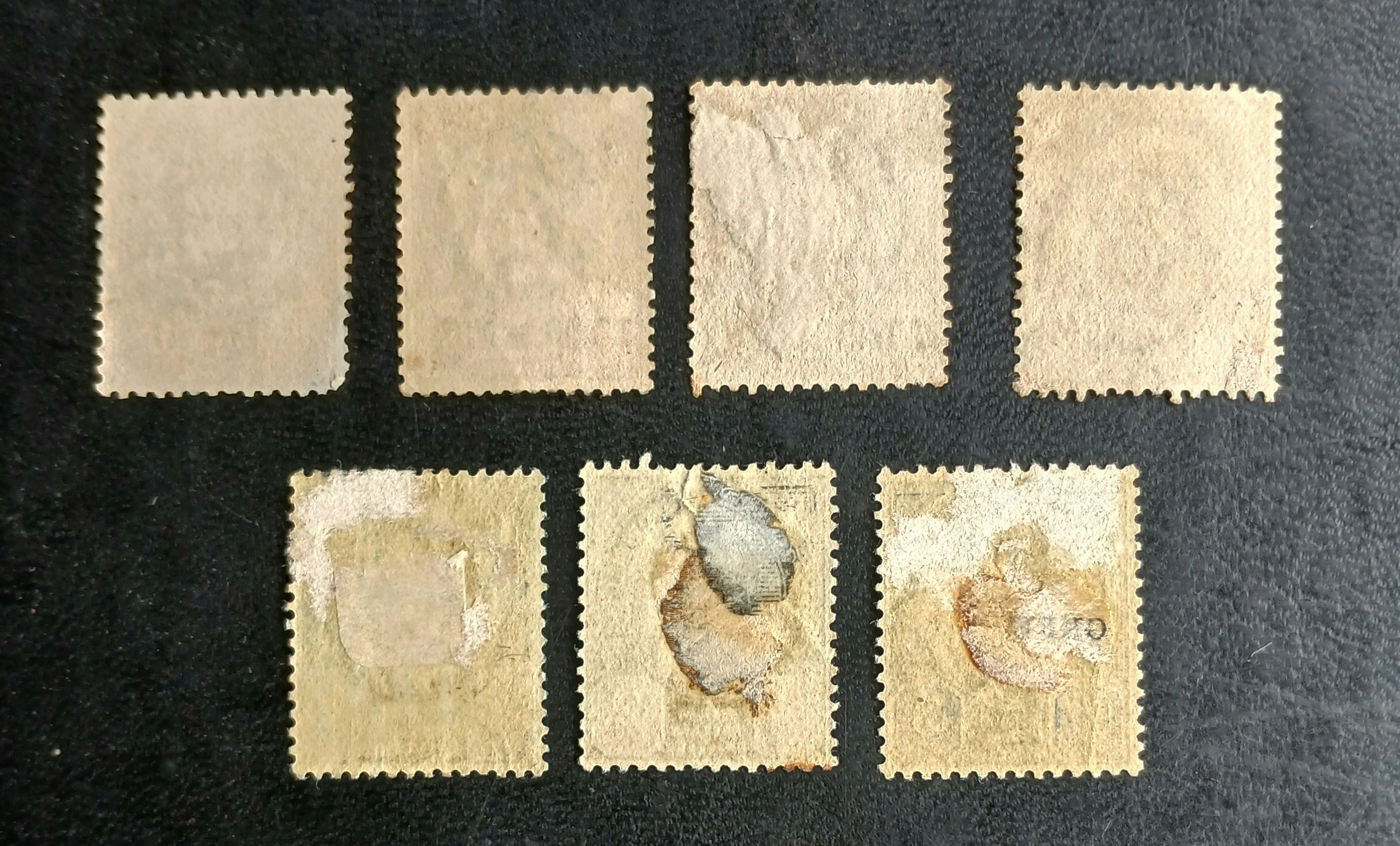 s3441-แสตมป์รัชกาลที่ 5 ชุดสอง+ดวงแก้ราคา รวม 7 ดวง (แถวล่าง 3 ดวงยังไม่ใช้) ส่งพร้อมเม้าท์เล็กตามภาพครับ