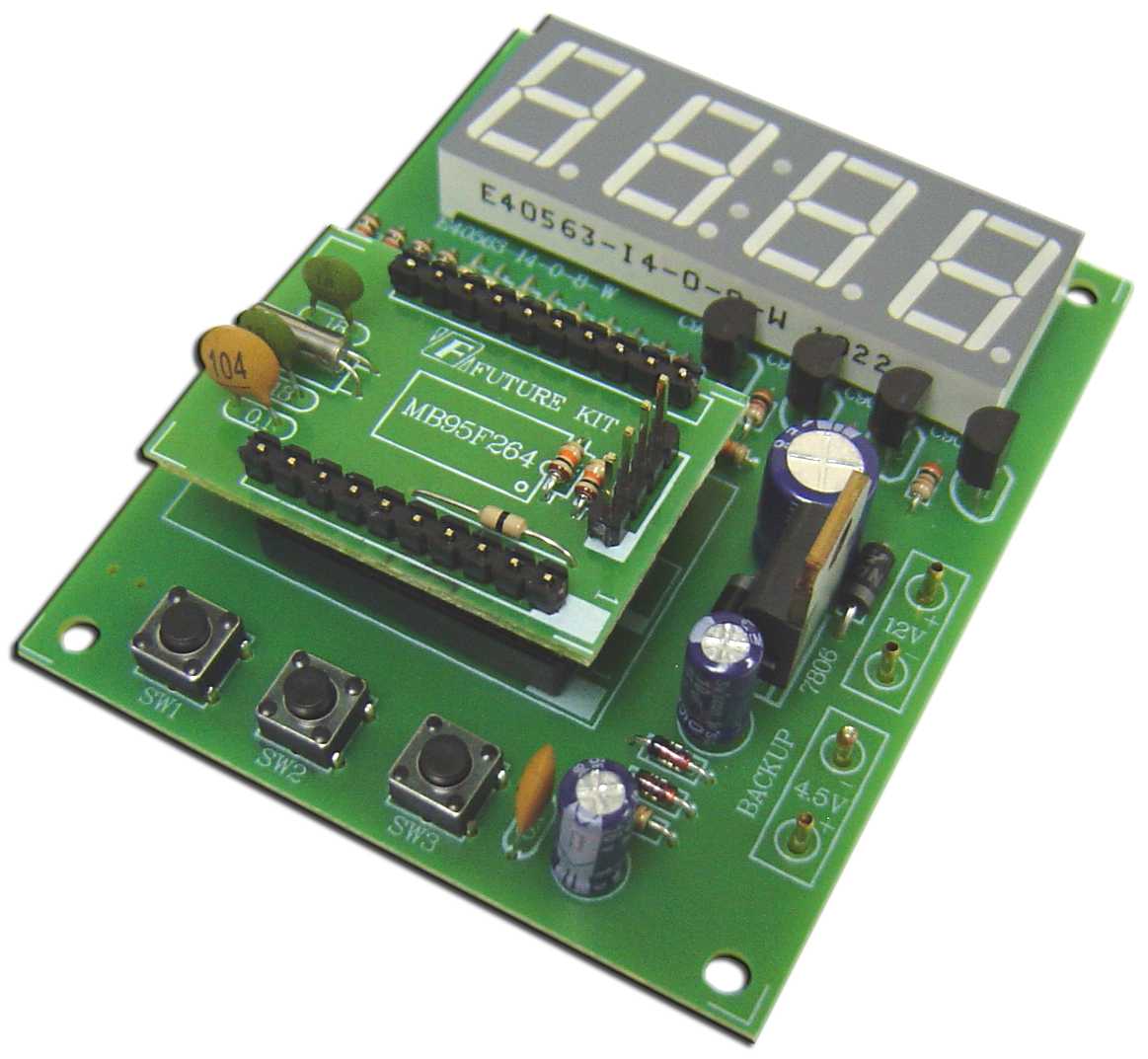 FA948นาฬิกาดิจิตอล(ลงแผ่นPCBแล้ว)
