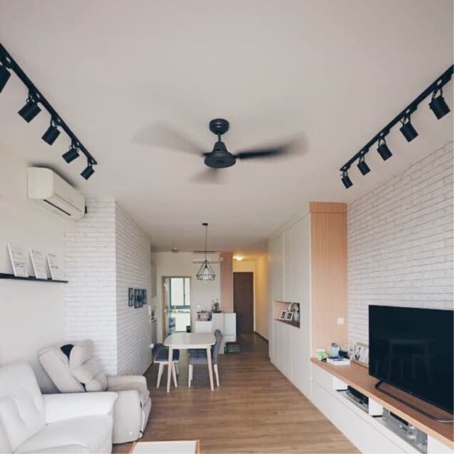 โคมไฟแทรกไลท์ LED Tracklight Chip COB 10W Body Black