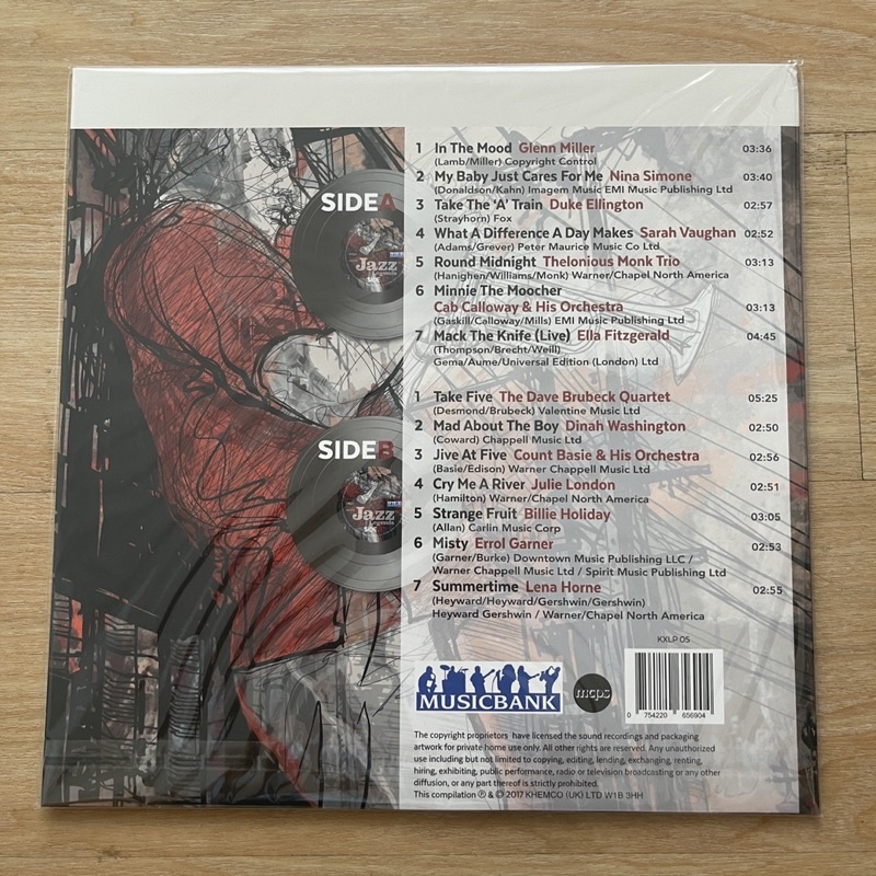 แผ่นเสียง Various - Jazz Legends ,Vinyl, LP, Compilation, Remastered แผ่นเสียงมือหนึ่ง ซีล