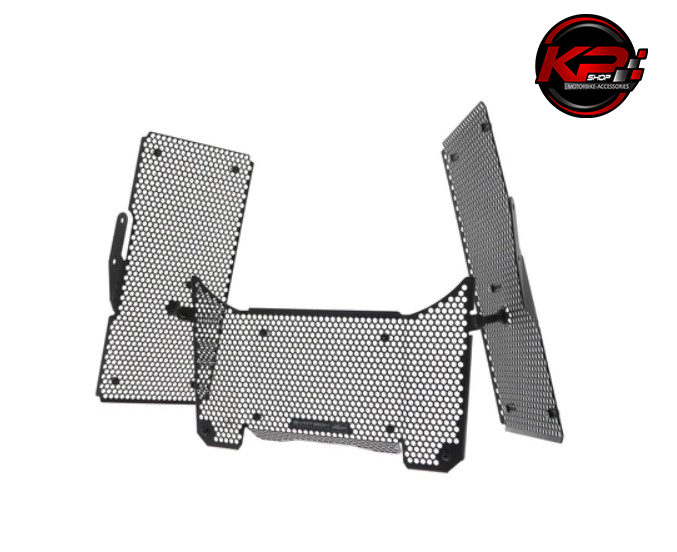 การ์ดหม้อน้ำ การ์ดออยส์ Evotech Ducati Multistrada V4 Radiator Oil Cooler Guard Set (2021+)