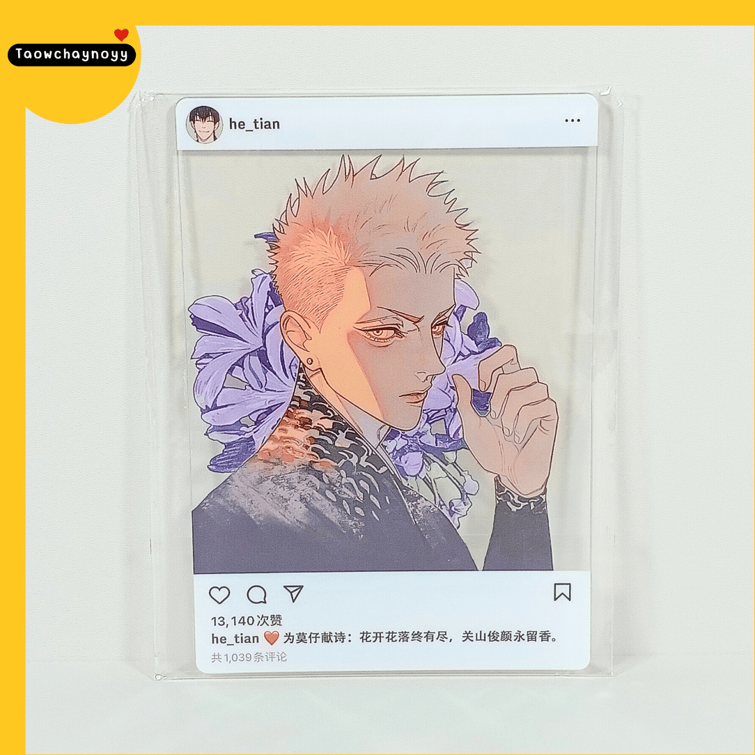 【พร้อมส่ง】 การ์ดอะคริลิค ลายโม่กวานซาน 19 Days - Old Xian ของแถมจากกล่องสุ่ม ชุดซีรีส์ Flower Shadow Boys