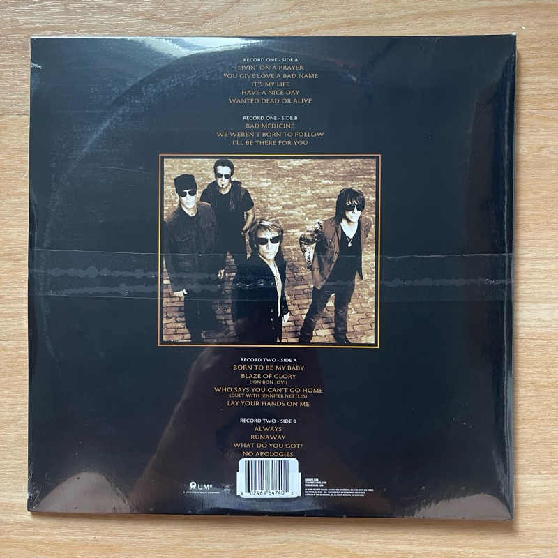 แผ่นเสียง Bon Jovi - Greatest Hits , Amazon Exclusive Black/Gold Smoke , 2 x Vinyl, Album ,US มือหนึ่ง ซีล