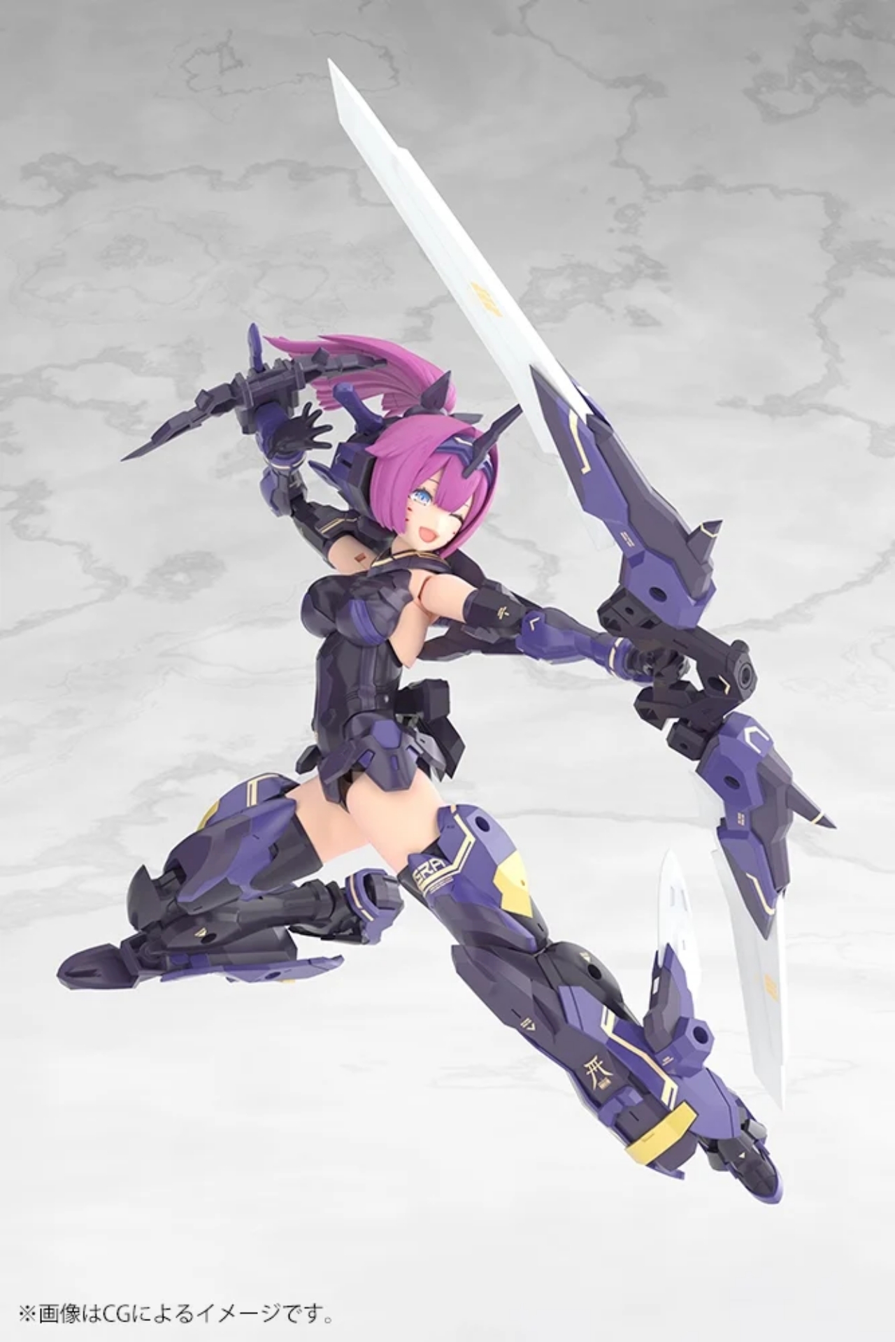 Preorder 4934054077113 KOTOBUKIYA MEGAMI DEVICE ASRA ARCHER KIZUNA SHADOW EDITION FULL PACKAGE มัดจำ 500 บาท