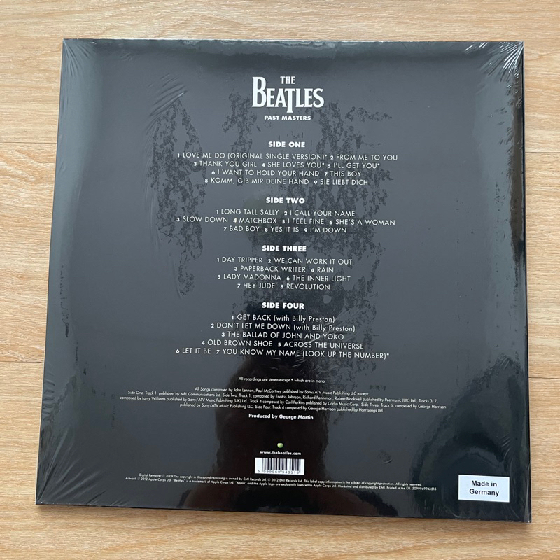 แผ่นเสียง The Beatles : pass masters remastered 2LP2 × Vinyl, LP, Compilation, EU มือหนึ่ง ซีล