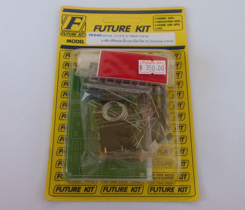 FK949นาฬิกาดิจิตอลตั้งเวลาปิด-เปิด(ยังไม่ประกอบลงแผ่นPCB)