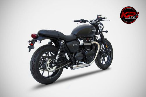 ZARD EXHAUST FOR TRIUMPH STREET TWIN (SLIP ON)