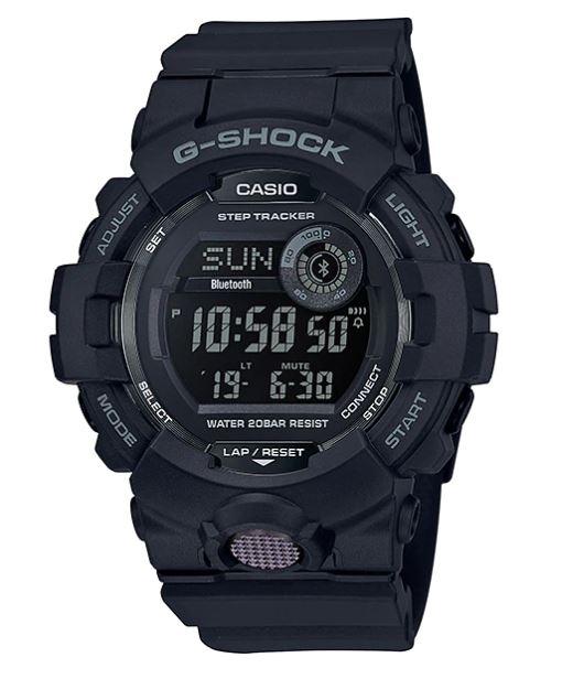 Casio G-Shock G-SQUAD GBD-800 with Step Tracker and Bluetooth รุ่น GBD-800-1B