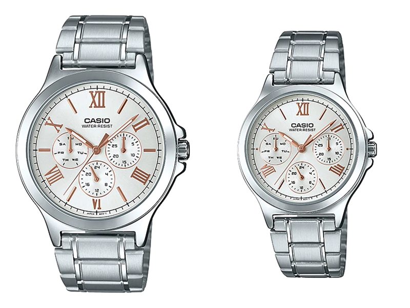 นาฬิกาคู่รัก MTP-V300D-7A2 & LTP-V300D-7A2