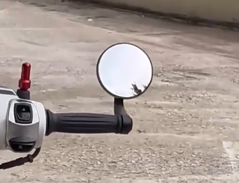 กระจกปลายแฮนด์ ทรงกลม