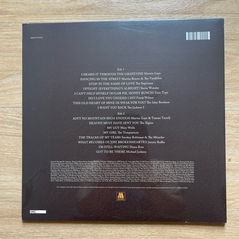 แผ่นเสียง Various - Motown Chartbusters ,Vinyl, LP, Compilation มือหนึ่ง ซีล