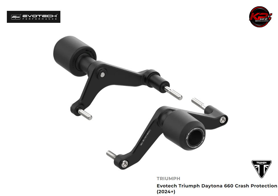 กันล้มกลาง Evotech Triumph Daytona 660 Crash Protection (2024+)