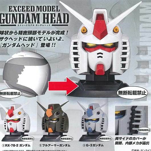 GUNDAM EXCEED MODEL GUNDAM HEAD 1