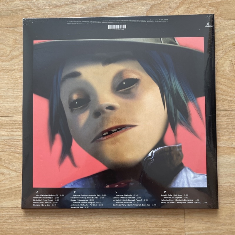 แผ่นเสียง Gorillaz– Humanz 2 x Vinyl, LP, Album EU มือหนึ่ง ซีล