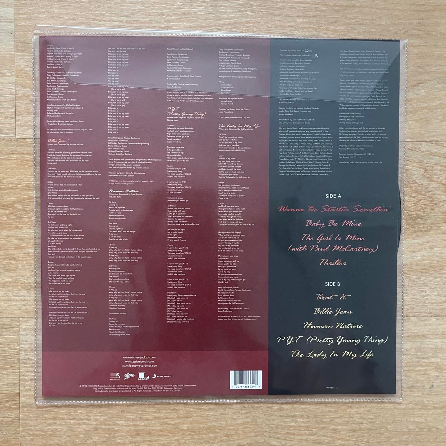 แผ่นเสียง Michael Jackson – Thriller , Vinyl, LP, Album, Picture Disc, Reissue มือหนึ่ง ซีล