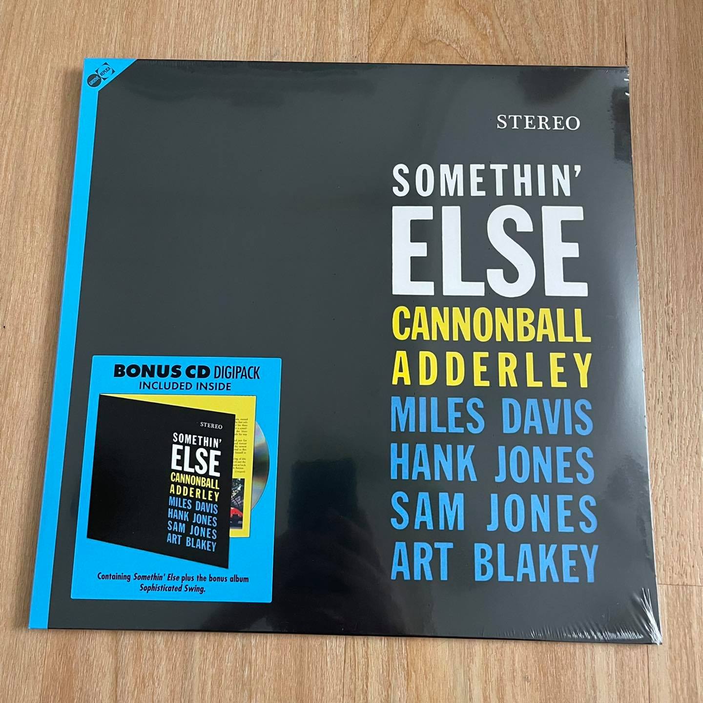 แผ่นเสียง Cannonball Adderley – Somethin' Else ,Vinyl, LP, Album, +Bonus CD แผ่นเสียงมือหนึ่ง ซีล