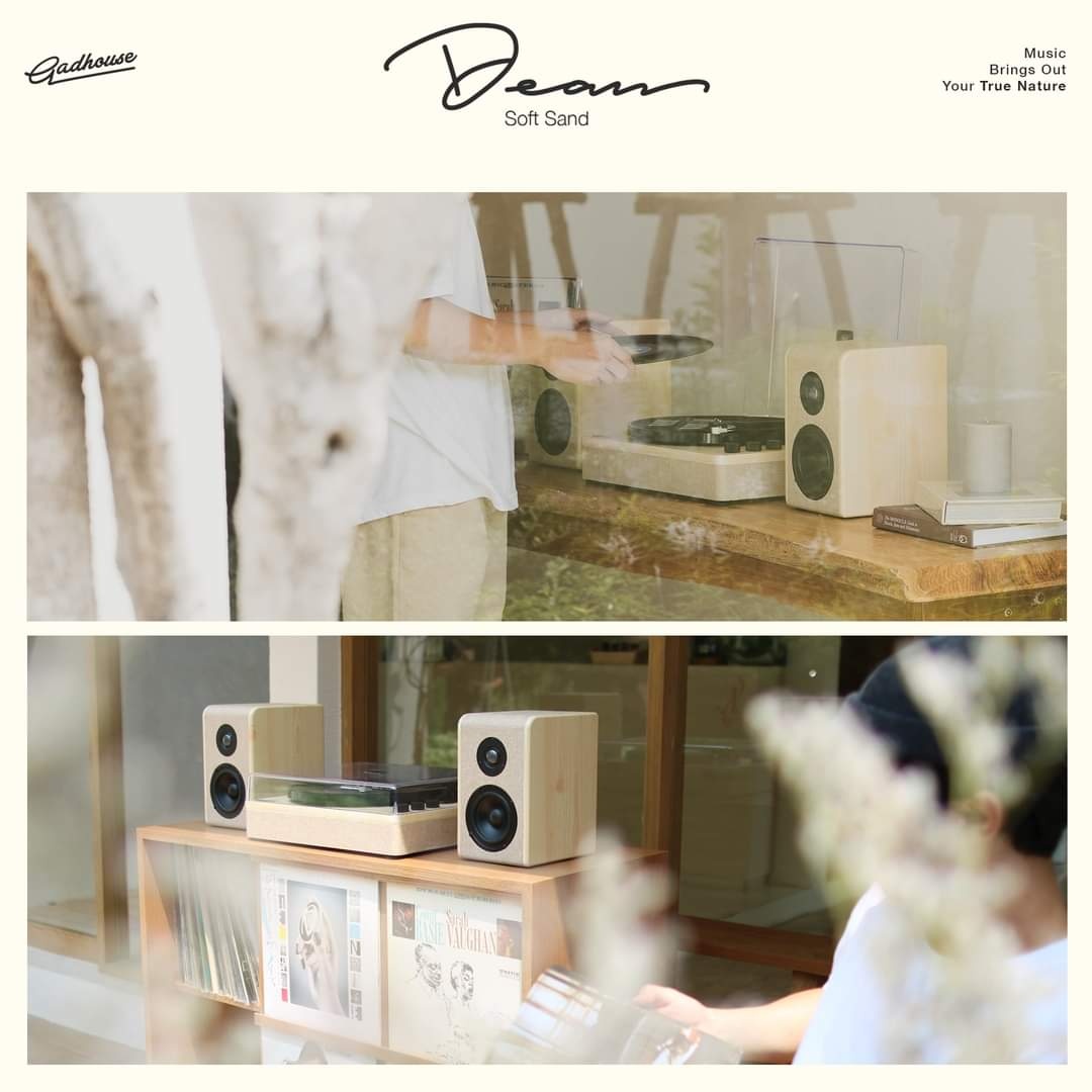 เครื่องเล่นแผ่นเสียง Gadhouse DEAN Turntable Stereo System พร้อมลำโพง1คู่ ประกันศูนย์