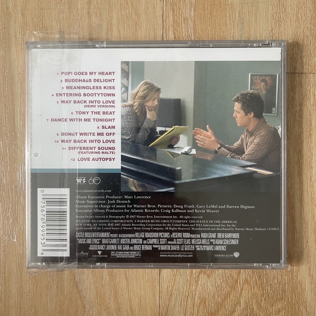 CD ซีดีเพลง Music And Lyrics (Music From And Inspired By The Motion Picture) (แผ่นแท้,มือสอง)