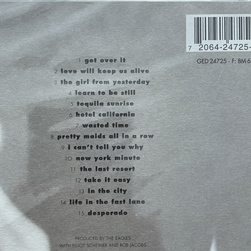 CD ซีดีเพลง Eagles : Hell Freezes Over ,มือสอง สภาพดี (มีรอยที่หน้าปก)