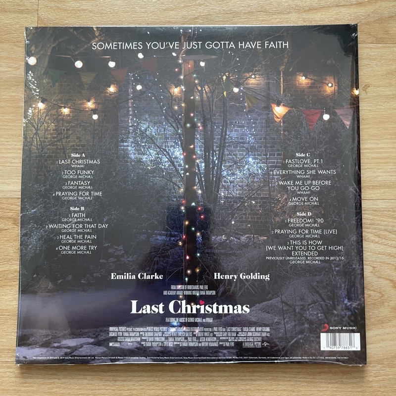 แผ่นเสียง George Michael & Wham! – Last Christmas (The Original Motion Picture Soundtrack) แผ่นเสียงใหม่ ซีล
