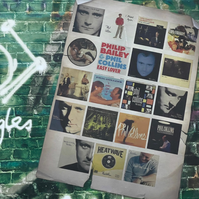 แผ่นเสียง Phil Collins - The Singles ,2 x Vinyl, LP, Compilation, Reissue, Stereo แผ่นเสียง ,มือหนึ่ง ซีล