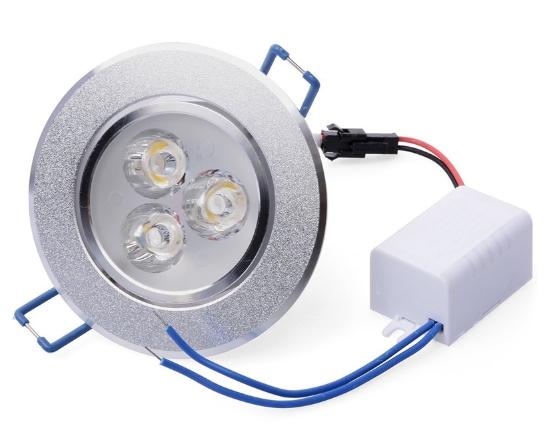 [คุ้มสุด! เเพ็ค 10 โคม] LED DOWNLIGHT โคมไฟดาว์นไลท์ 3W 5W 7W 9W 12W 15W โคมไฟตกเเต่งเพดาน โคมไฟฝังฝ้า โคมไฟส่องเฉพาะจุด เเสงwhite/warmwhite รุ่นขอบเงิน พร้อมหม้อเเปลง ติดตั้งใช้งานได้ทันที