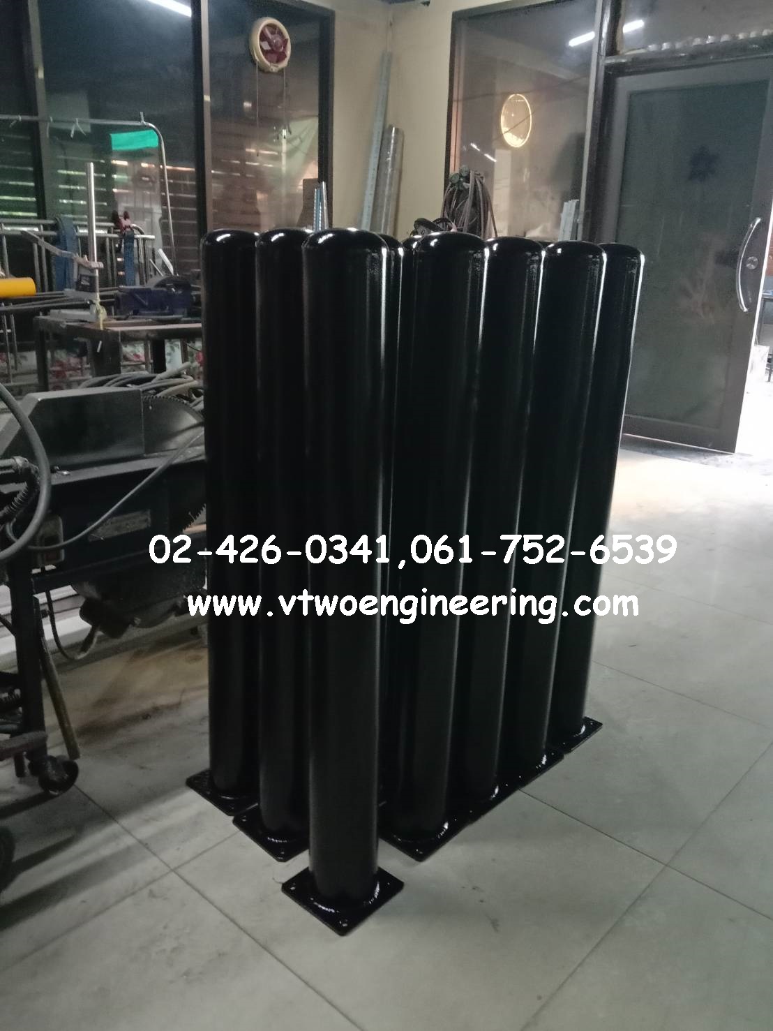เสาเหล็กกันชน 4 นิ้ว สูง 100 ซม. TB00056