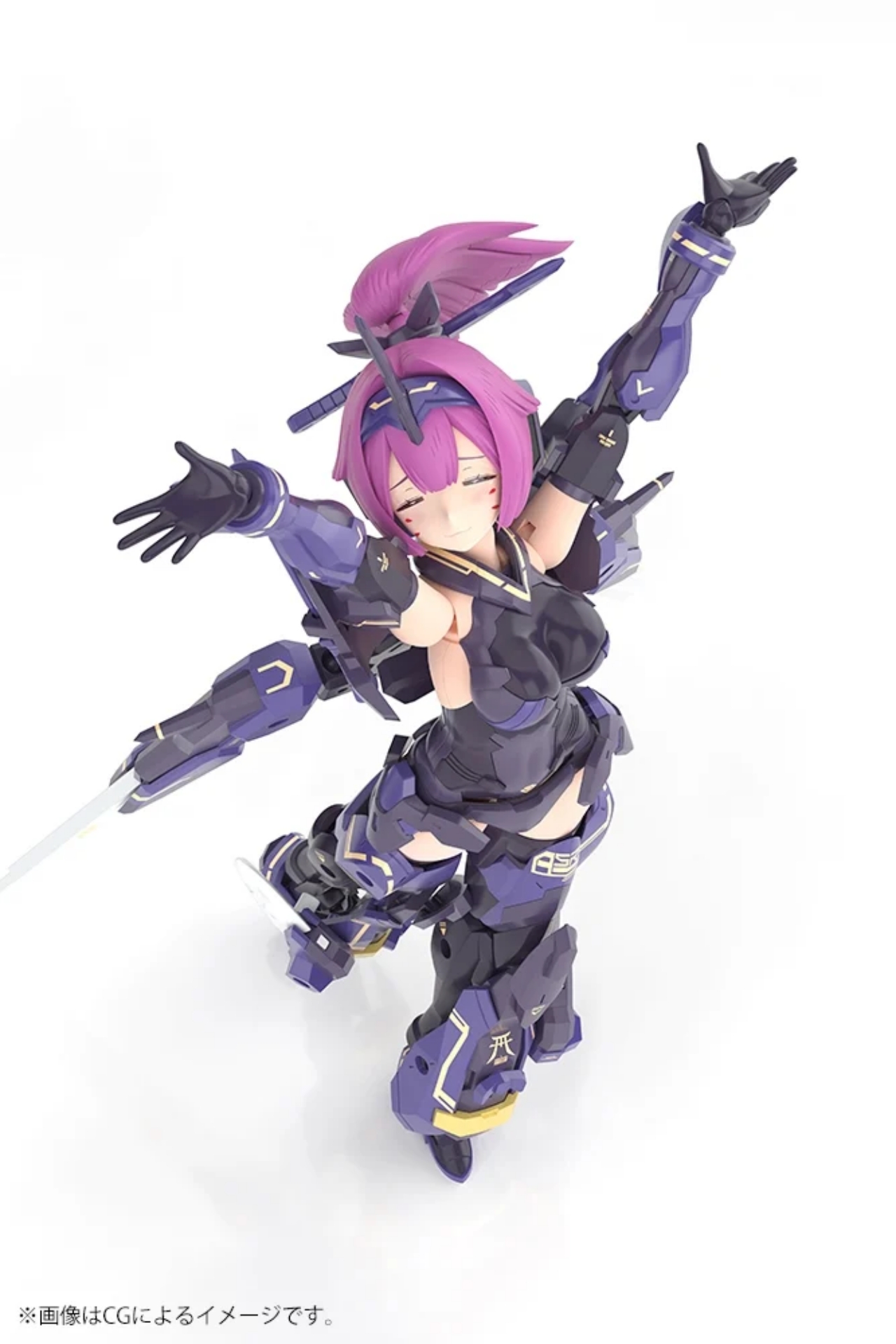 Preorder 4934054077113 KOTOBUKIYA MEGAMI DEVICE ASRA ARCHER KIZUNA SHADOW EDITION FULL PACKAGE มัดจำ 500 บาท