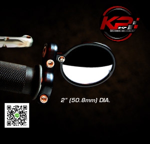 กระจกแต่ง CRG ทรงกลม ขนาด 2 นิ้ว