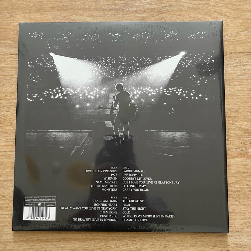 แผ่นเสียง James Blunt – The Stars Beneath My Feet (2004-2021) *Clear Vinyl , 2 LP, Compilation,มือหนึ่ง ซีล