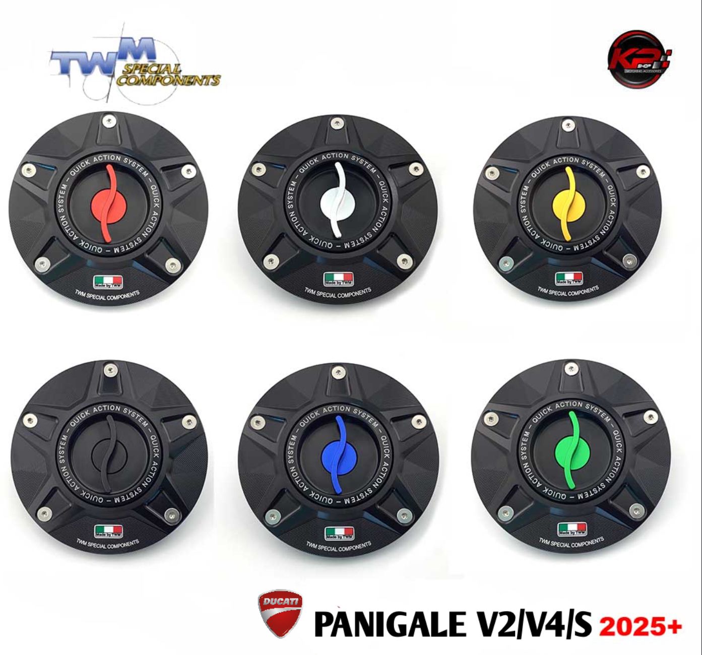 ฝาถังน้ำมัน TWM FOR DUCATI PANIGALE V2/V4/S 2025+
