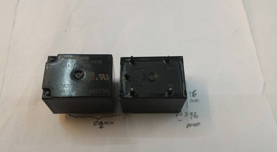 RELAY JS1-B-9V-F COIL 9VDC 5ขาลงปริ้นPCB คอนแทรค contract12A277V RELAY-MATSUSHITA