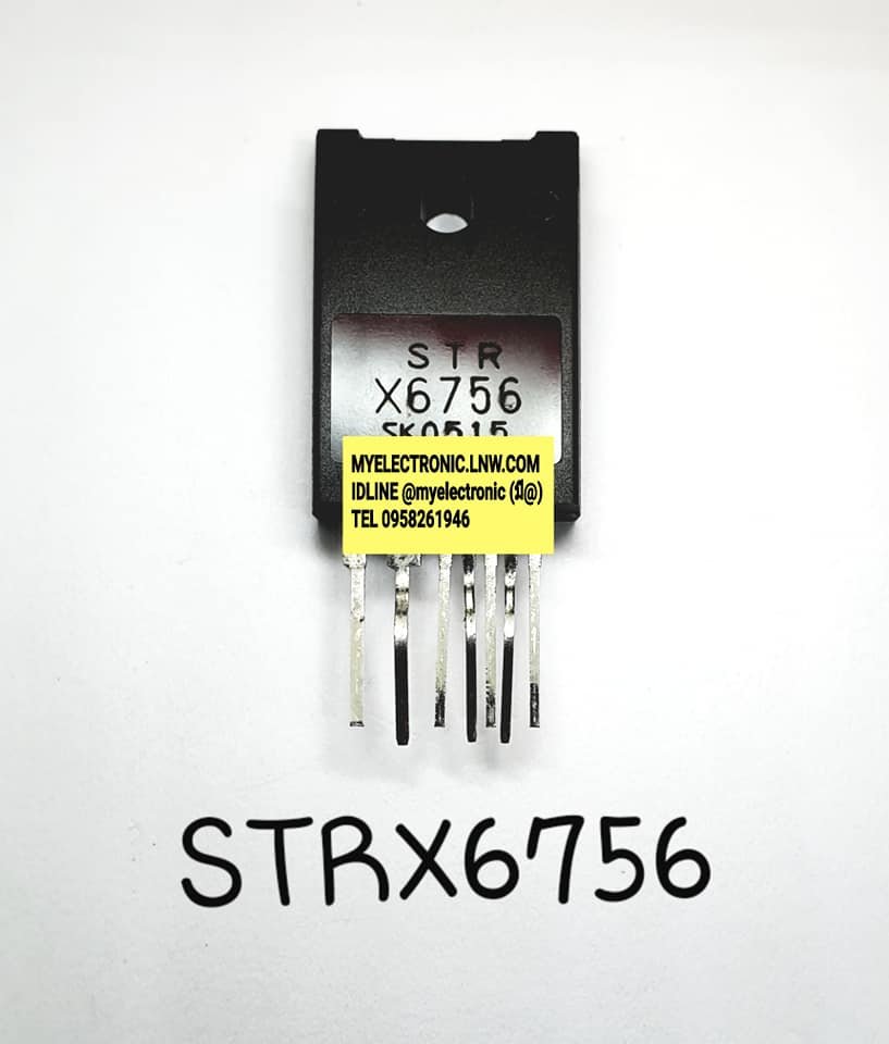 ขาย IC ไอซี STRX6756 ยี่ห้อ SANKEN ตัวถังTO-247F/6 ขา ราคาตัวละ บาท