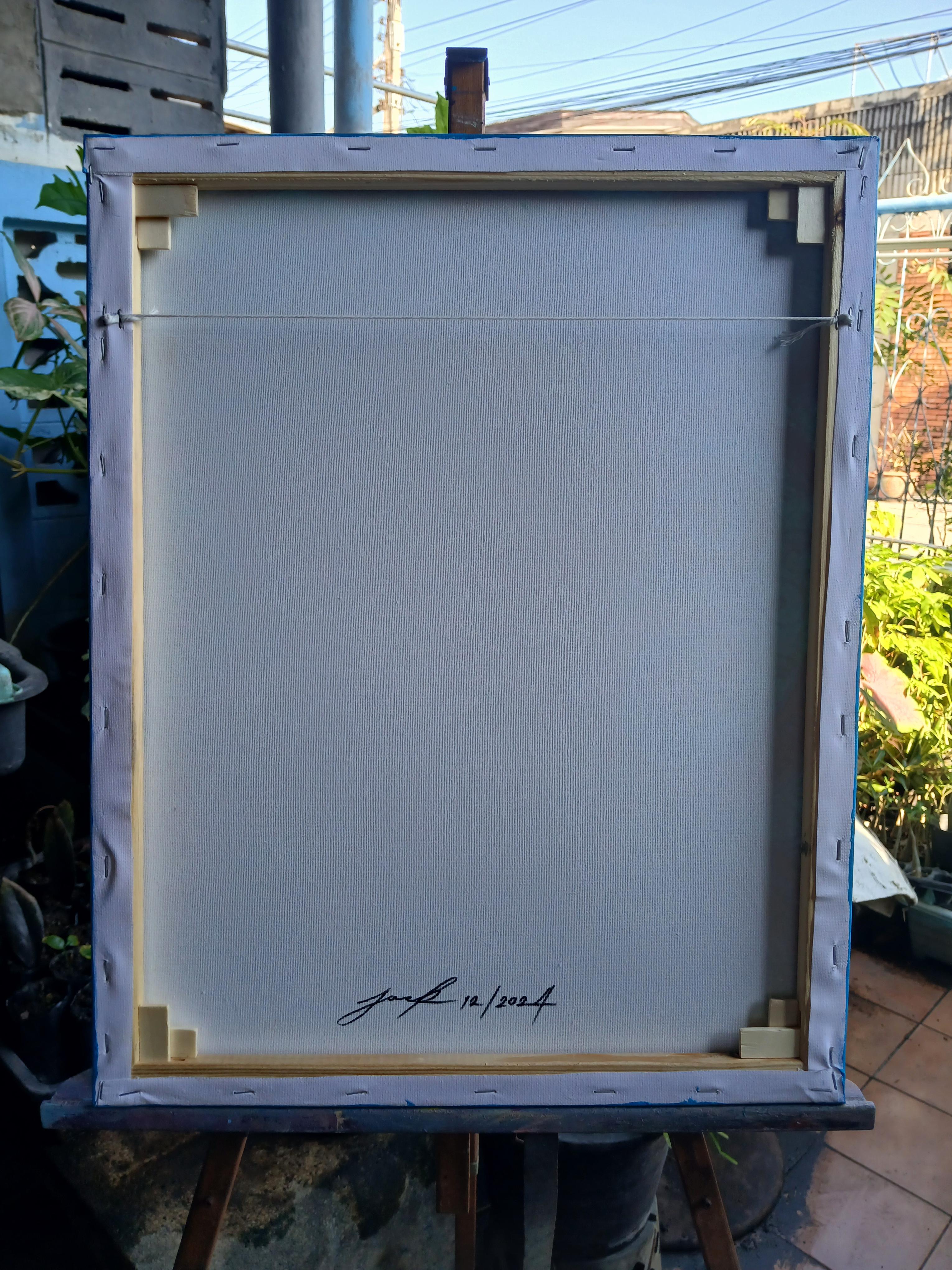 ภาพวาดสีอะครีลิคบนเฟรมผ้าใบ ขนาด 40 cm. x 50 cm. งานวาดต้นฉบับ มีชิ้นเดียว ไม่ใช่ภาพพิมพ์หรือโปสเตอร์