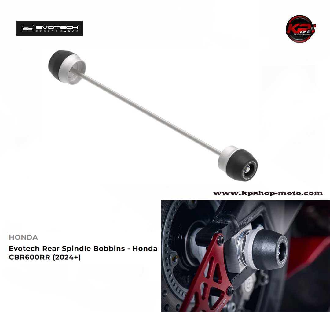 กันล้มหลัง Evotech Rear Spindle Bobbins - Honda CBR600RR (2024+)