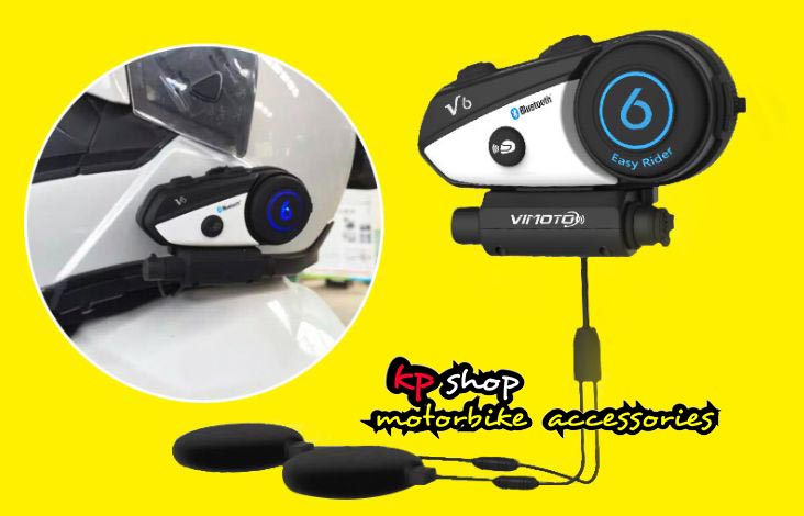 บลูทูธติดหมวก vimoto v6
