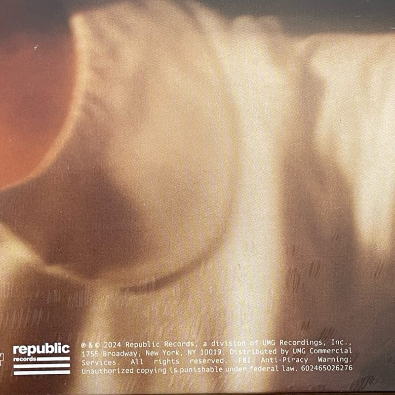 แผ่นเสียง Ariana Grande - Eternal Sunshine ,Vinyl, LP, Album, Red [Translucent Ruby Red] มือหนึ่ง ซีล