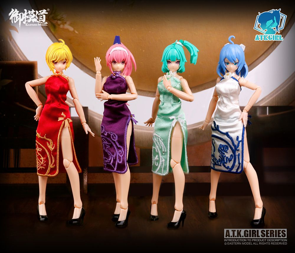 Eastern Model (E-Model) ATK GIRL THE FOUR HOLY BEAST CHINA MANDARIN DRESS OPTION PACK