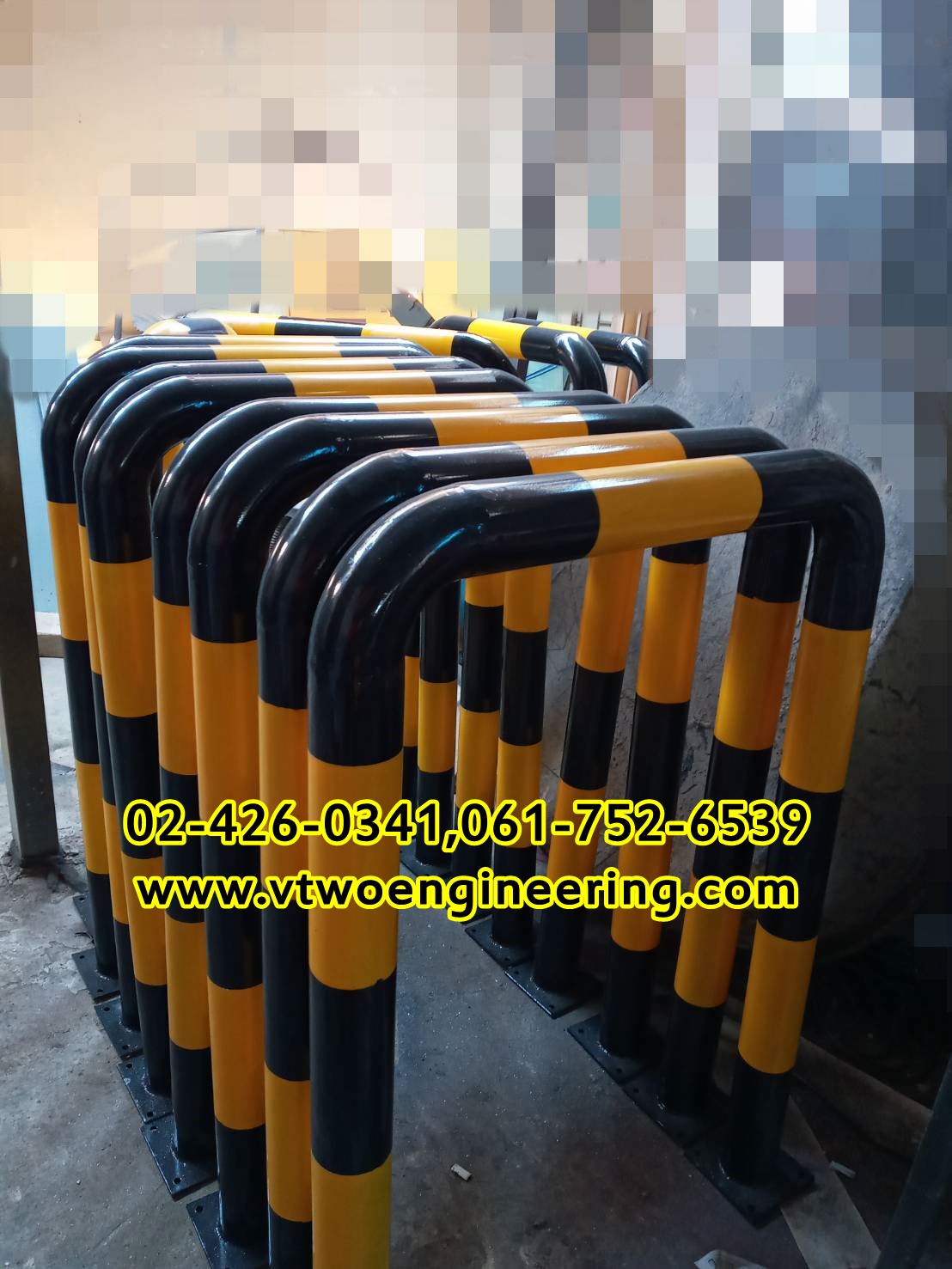 ราวเหล็กกันชน / crash protection barriers No.13