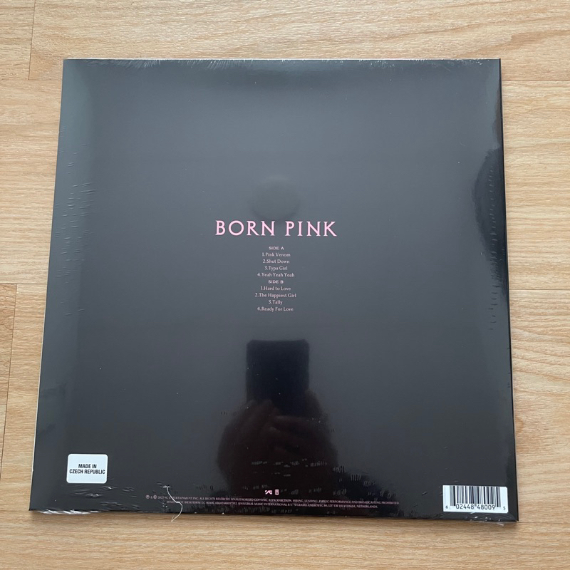 แผ่นเสียง BLACKPINK - Born Pink *limited Tranperent Black ice color Vinyl, LP, แผ่นเสียง มือหนึ่ง ซีล