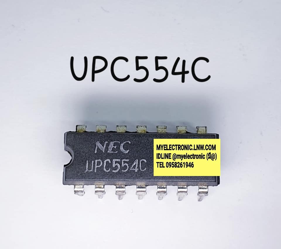 ขาย , UPC554C , ยี่ห้อ , NEC , ตัวถัง , DIP14 , ไอซี , IC , UPC554 , C , ราคา , ตัวละ , . . . . . หน่วย , บาท