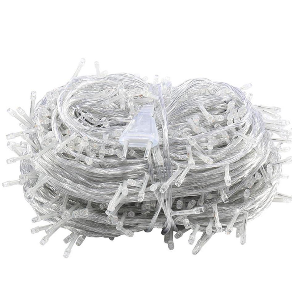 ไฟคริสต์มาส ความยาว 100 เมตร เเสงขาว / วอร์มไวท์ / สีรวม RGB /ฟ้า / เเดง / ชมพู เเสงนิ่ง (ไม่กระพริบ) ไฟประดับตกเเต่ง ไฟประดับสวน ไฟประดับต้นไม้ ไฟประดับ led ไฟประดับปีใหม่ ไฟปีใหม่ ไฟงานวัด ไฟเส้นตกเเต่ง