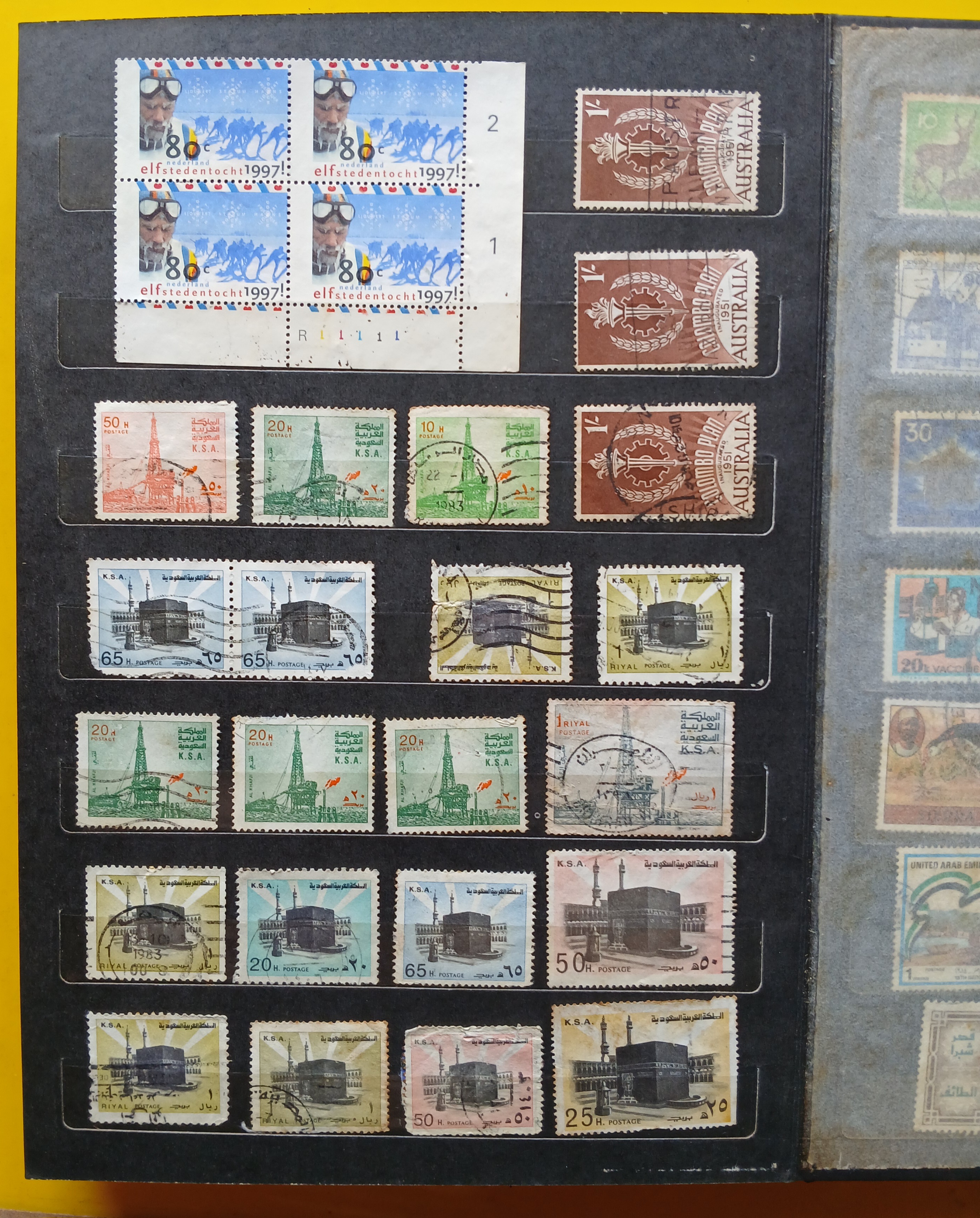 s3449-แสตมป์ต่างประเทศ พร้อมสมุด รวม 14 หน้า / 417 ดวง +โปสการ์ด ติดแสตมป์ต่างประเทศ ใช้แล้ว 4 ใบ +ซองส่งจริง ต่างประเทศส่งมาไทย 4 ซอง